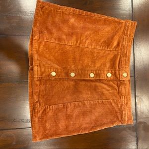 Girls corduroy short skirt